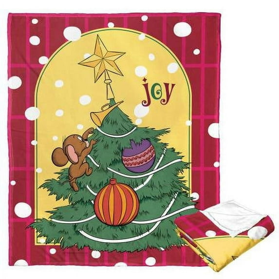 Tom & Jerry Joy Warner Bros Kids Silk Touch Throw Blanket, 50 x 60 inches Red