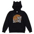 thumbnail image 1 of Tom & Jerry Laughing Adult Black Long Sleeve Hooded Sweatshirt With 3D Ears
-XXL, 1 of 3