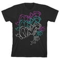 thumbnail image 1 of Tom & Jerry Line Art Boys Black T-shirt-XL, 1 of 4