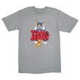 thumbnail image 1 of Tom & Jerry Mens Big & Tall Heather Gray Graphic Tee Crew Neck T-Shirt LT, 1 of 1