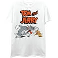 thumbnail image 1 of Tom & Jerry Mens' Throwback T-Shirt X-Large, White, 1 of 1