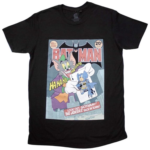 Tom & Jerry Unisex T-Shirt: Batman Comic (Large)