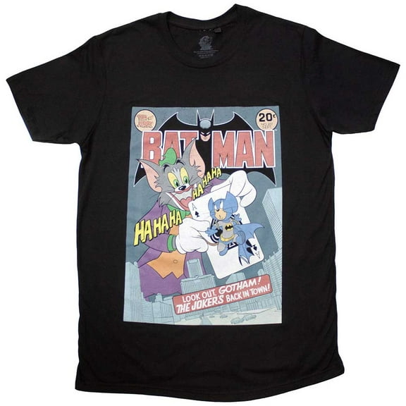 Tom & Jerry Unisex T-Shirt: Batman Comic (Medium)
