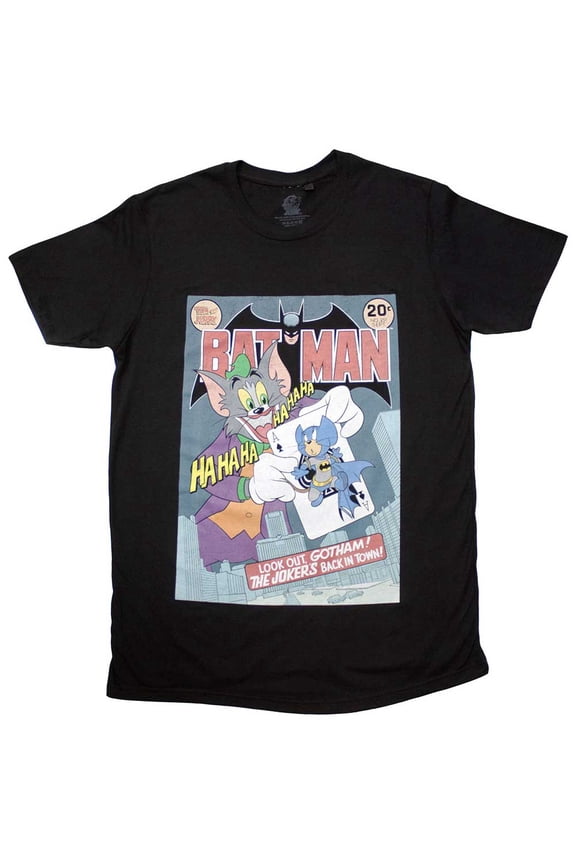 Tom & Jerry Unisex T-Shirt: Batman Comic (Medium)