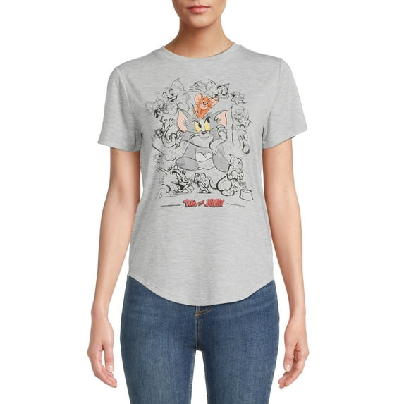 Tom & Jerry Women's Sketch T-Shirt
