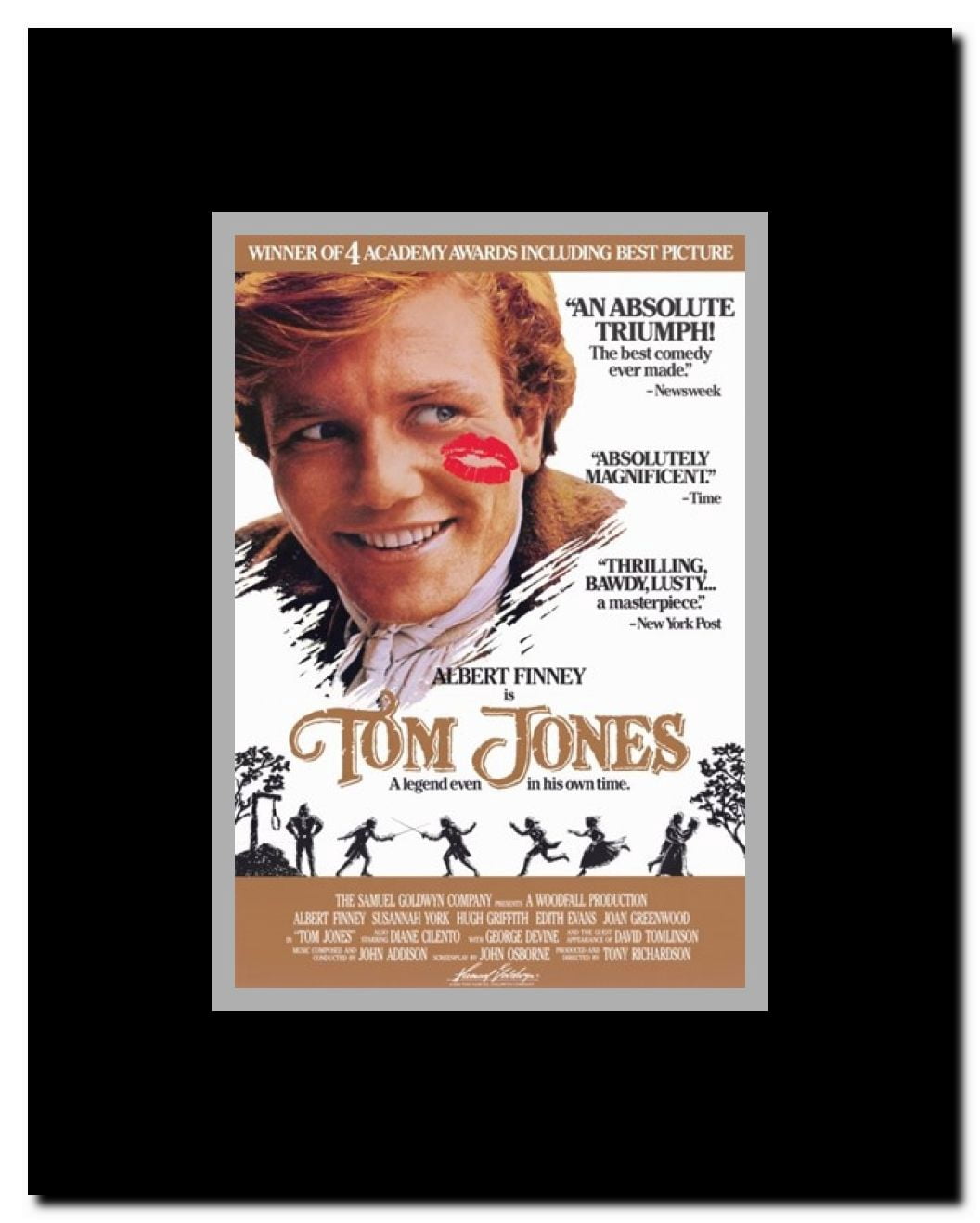 Tom Jones Framed Movie Poster