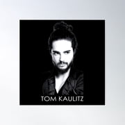 Tom Kaulitz Tokyo Hotel - Design Black & White Poster Wall Art, Modern Wall Decor For Living Room Bedroom, 24x24 UNFRAMED