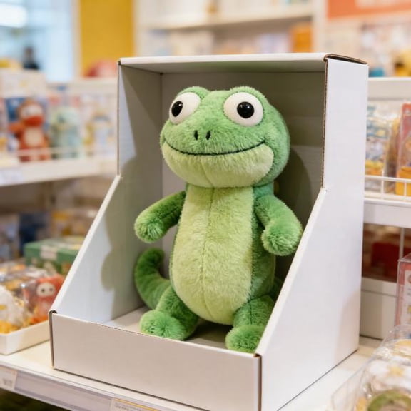 Tom Lizard Plush - Lifelike 5.9" Stuffed Animal, Soft Lizard Animals Model Dolls