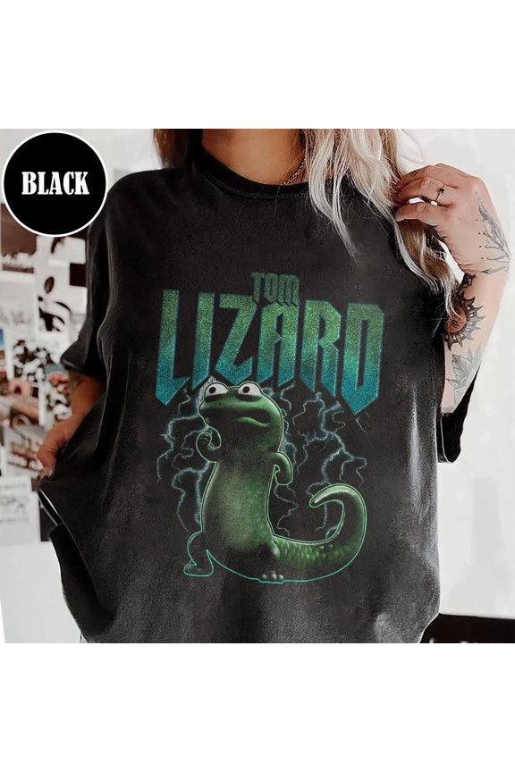 Tom Lizard Portrait Tee, Cartoon Movie Hopper Tom Lizard Shirt, Mabel Tanaka Ellen Bear, WDW Magic Kingdom Family Vacation Trip Gifts Multi