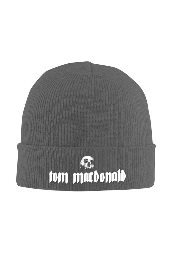 Tom Macdonald Beanie Hat Winter Warm Knit Cuffed Cap For Women Men Deep Heather