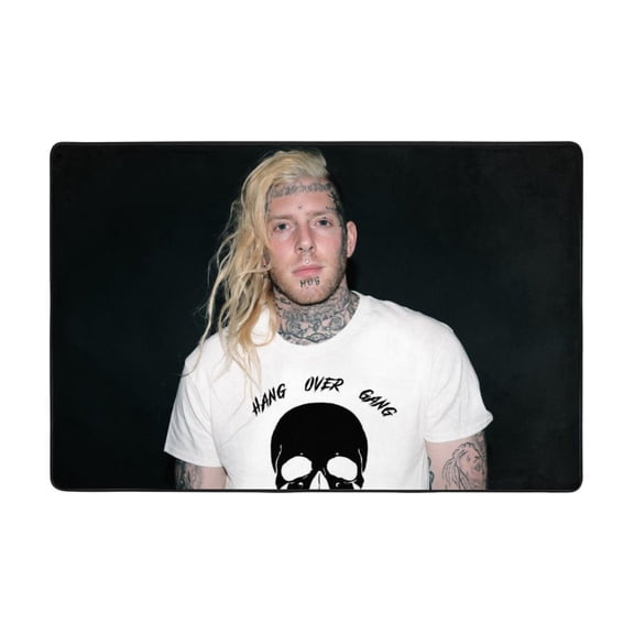 Tom Macdonald Rug Non-Slip Locking Edge Carpet Thickened Large Size Door Mat, for Living Room Kitchen Hallway Bedroom Soft Machine Washable Floor Carpet 36"x24"