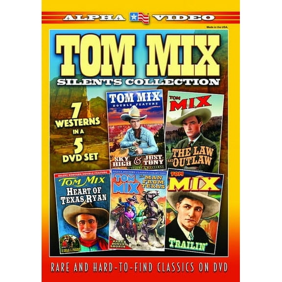 Tom Mix Silents Collection (DVD), Alpha Video, Drama