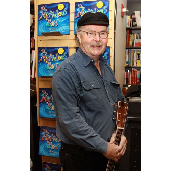 Tom Paxton 9-26-2009, at Borders Books promoting Tom Paxtons new book "The Marvelous Toy" based on his song he wrote nearly fifty years ago; Time Warner Center, NYC. Photo By John Barrett (Tom
