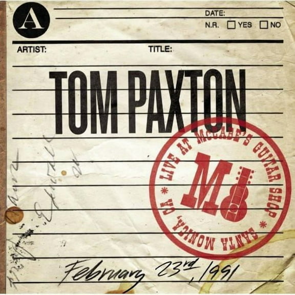Tom Paxton - Live at McCabe's Guitar Shop - Music & Performance - CD