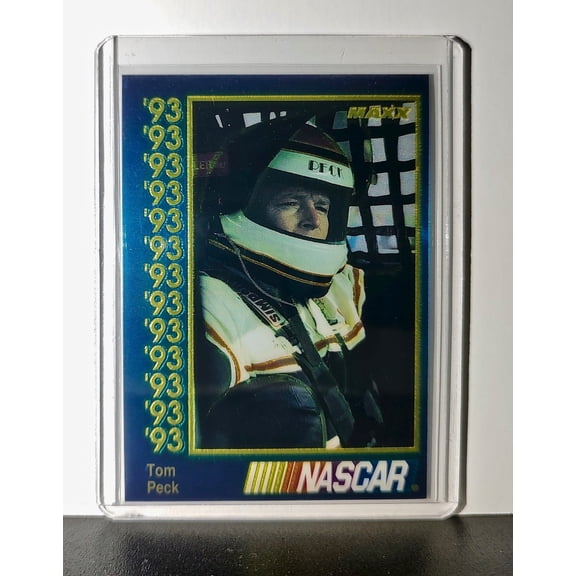 Tom Peck 1993 Maxx Premier Plus Racing #19 NASCAR Card Levin Racing