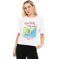 thumbnail image 1 of Tom Petty Dogs With Wings Tour 1995 Women's Boxy Cropped T-Shirt Casual Graphic Tee, 1 of 6