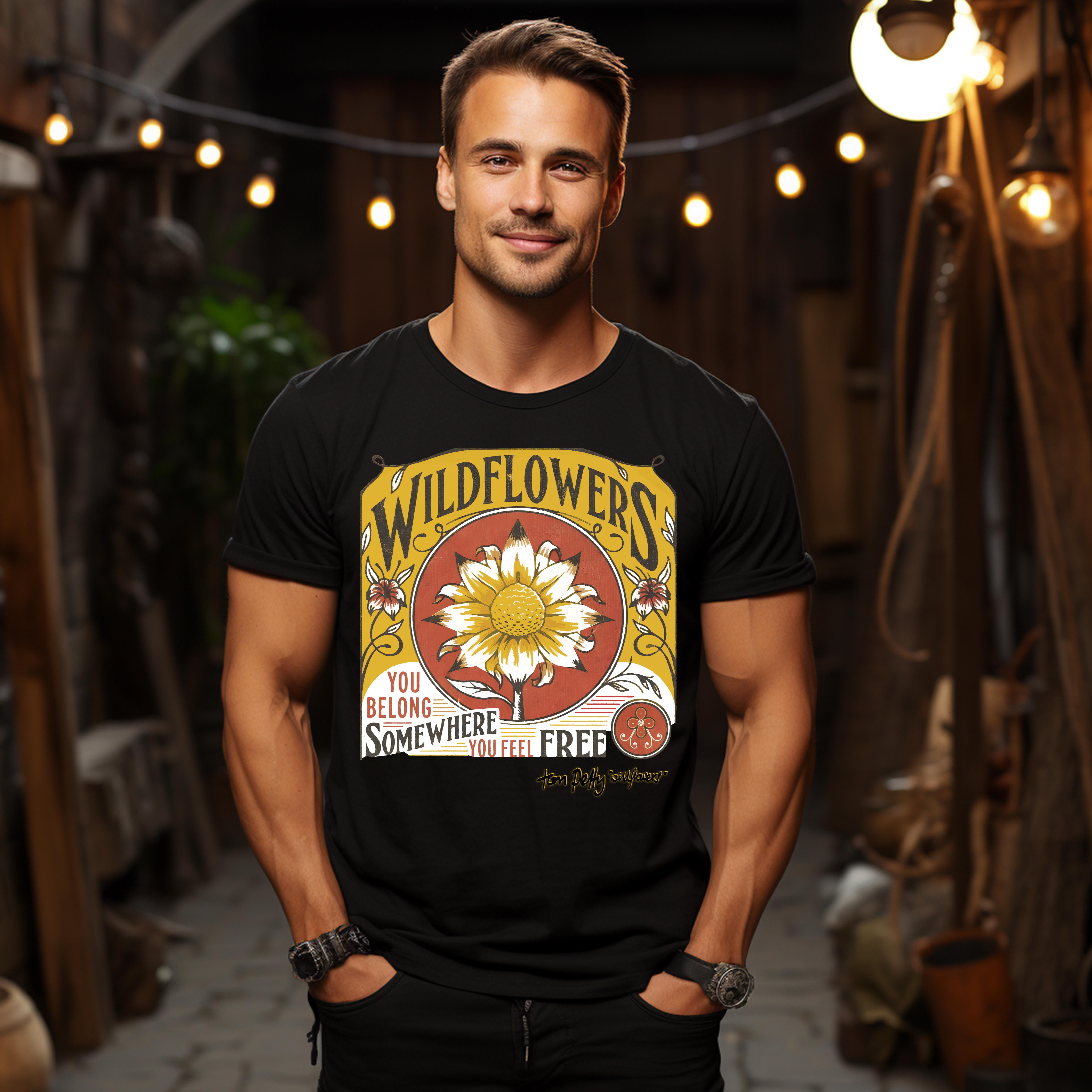 Tom Petty & The Heartbreakers Wildflowers TSHIRT Up To 4XL