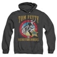 thumbnail image 1 of Tom Petty Way Out West Unisex Adult Pull-Over Heather Hoodie, Black Heather, Medium, 1 of 3