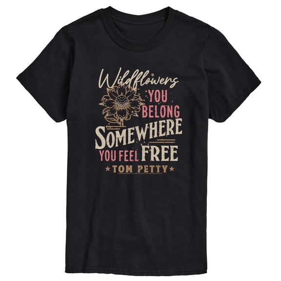 Tom Petty - Wildflowers - Men's Short Sleeve Graphic T-Shirt