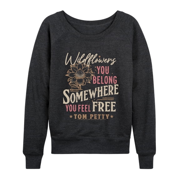 Tom Petty - Wildflowers - Women's French Terry Long Sleeve Pullover