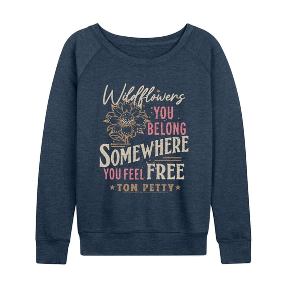 Tom Petty - Wildflowers - Women's French Terry Long Sleeve Pullover