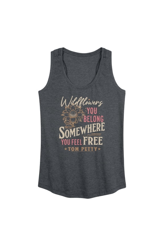 - Wildflowers - Women's Racerback Graphic Tank
