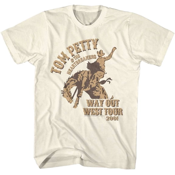 Tom Petty - Wow Tour - Officially Licensed American Classics - Front Print Solid Adult Short Sleeve T-Shirt