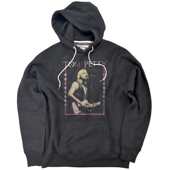 Tom Petty Yer So Bad Unisex Adult Slim Fit Pull-Over Heather Hoodie, Charcoal, Small
