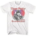 thumbnail image 1 of Tom Petty &amp; the Heartbreakers Heart Men's T Shirt - White, 2XL, 1 of 2