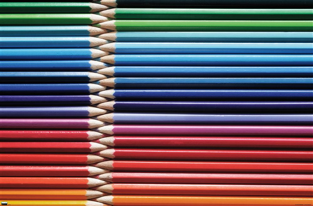 Tom Quartermaine - Colored Pencils Wall Poster, 14.725" x 22.375"