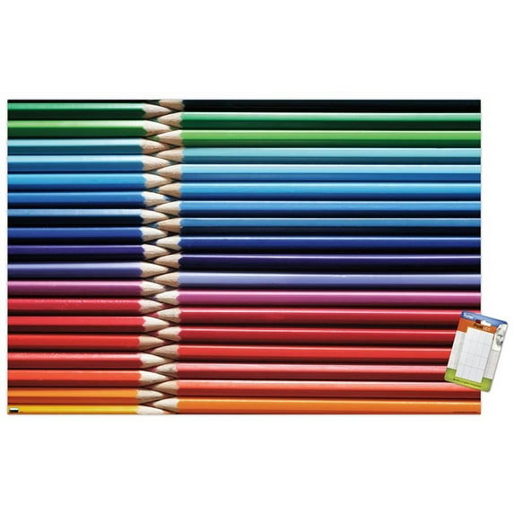 Tom Quartermaine - Colored Pencils Wall Poster, 22.375" x 34"