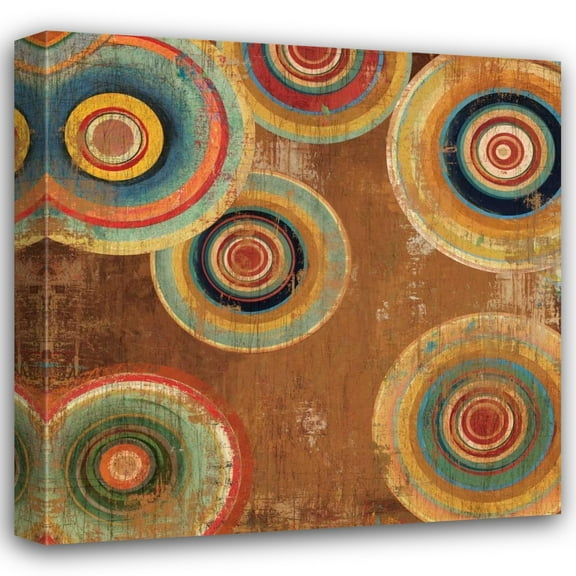 Tom Reeves 20x20 Gallery Wrapped Canvas Wall Art Titled - Living Colours II