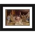 thumbnail image 1 of Tom Roberts 24x17 Black Ornate Framed Double Matted Museum Art Print Titled: Shearing the Rams, 1 of 5