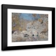 thumbnail image 1 of Tom Roberts 24x20 Black Modern Framed Museum Art Print Titled - In a Corner on the Macintyre, 1 of 5