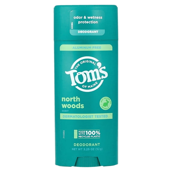 Tom's Of Maine Deodorant & Antiperspirant-Aluminum-Free Deodorant-North Woods 3.25 oz Stick