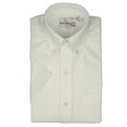 thumbnail image 1 of Tom Sawyer Boys' Short Sleeve Buttondown Oxford Dress Shirt Regular & Husky Sizes 4 Regular, White, 1 of 1