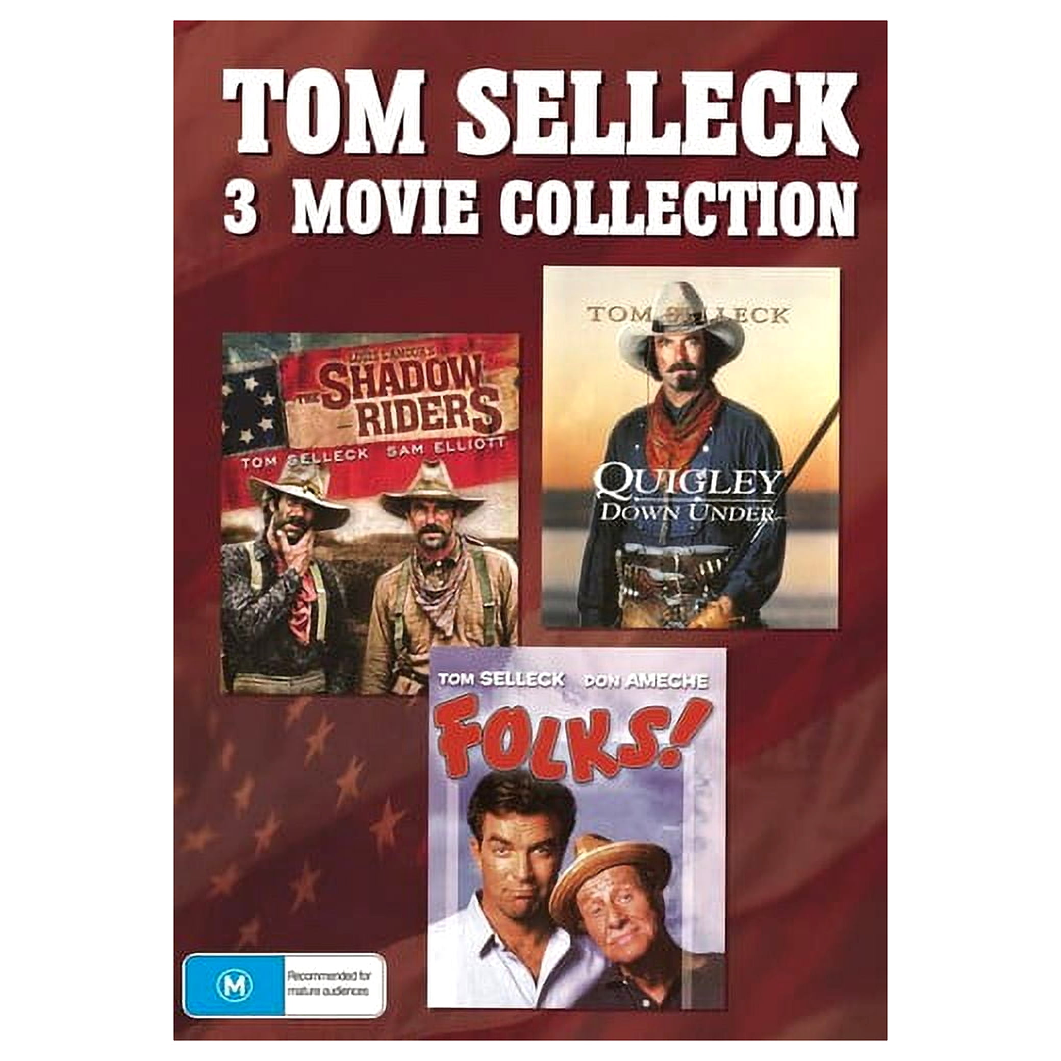 Tom Selleck 3 Movie Collection (Shadow Riders / Quigley Down Under / Folks!) (DVD), MGM, Western