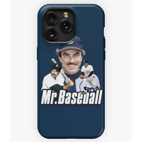 Tom Selleck Mr. Baseball Movie Fan Tribute - Minimalist Phone M97 A9803 Phone Case for iPhone 11 to 17 Pro Max