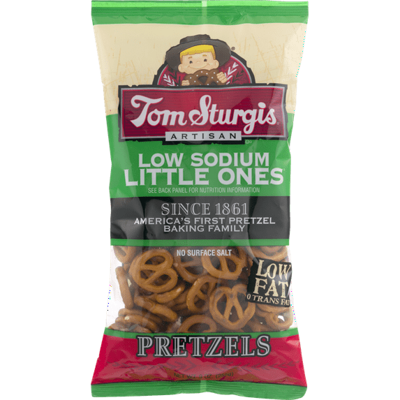 Tom Sturgis Artisan Low Sodium Little Ones Pretzels 9 oz. Bag (2 Bags)