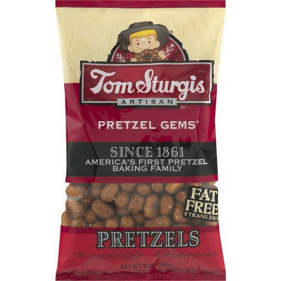 Tom Sturgis Artisan Pretzel Gems, 9 oz. Bag (4 Bags)
