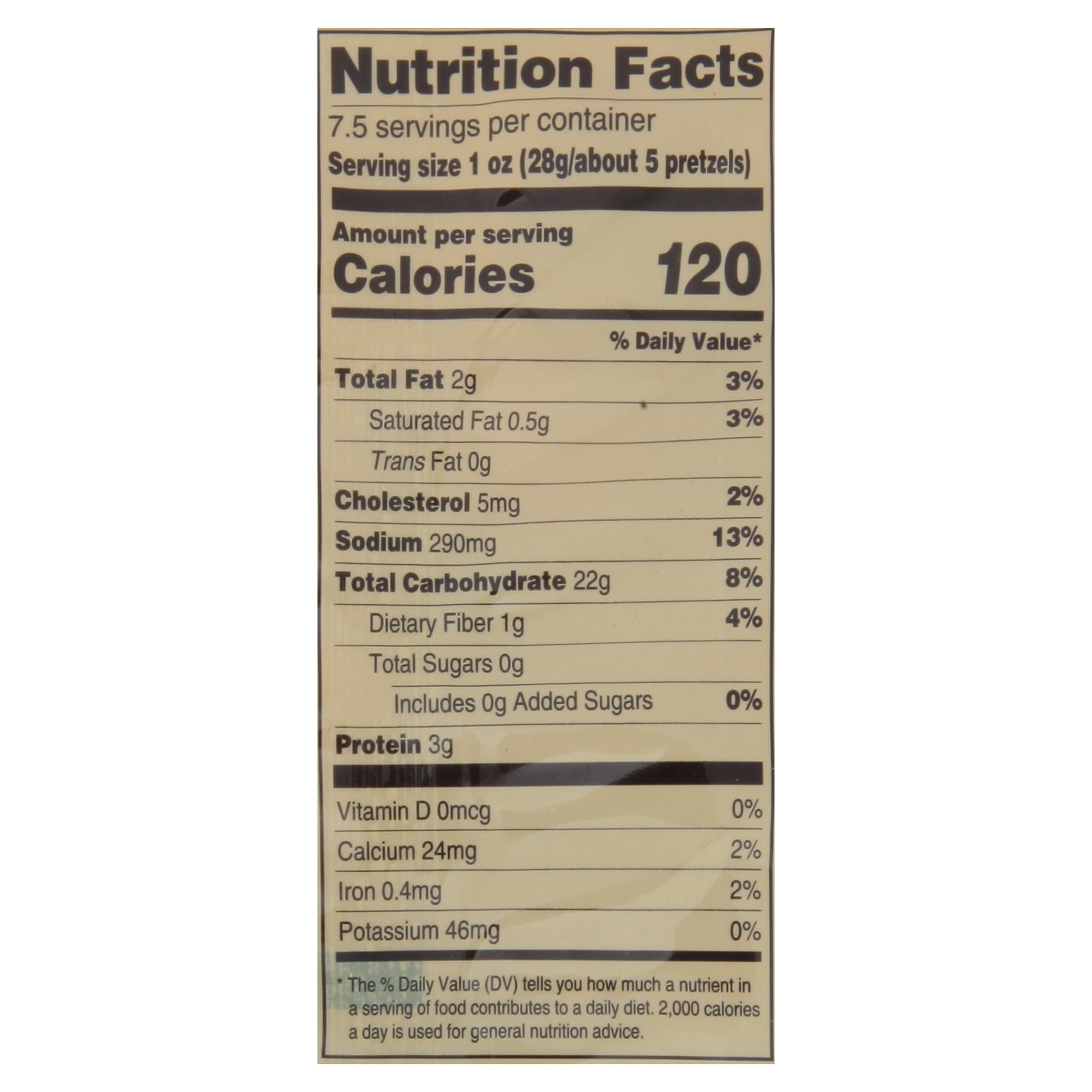 Tom Sturgis LowFat Cheese Flavored Pretzels, 7.5 Oz.