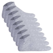 Tom Tailor 4-Pack Unisex Socks - Basic, Sneaker Socks, Unicoloured Light Gray 39-42