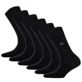 thumbnail image 1 of Tom Tailor 6-Pack Ladies Socks - Basic, Cotton Blend, Plain Colour Black 39-42 (Uk 5,5-8), 1 of 3