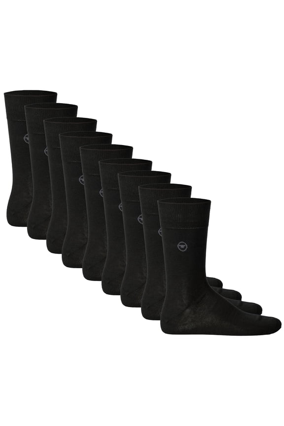 9-Pack Men´S Socks - Basic, Unicoloured Black 39-42 (Uk 5,5-8)