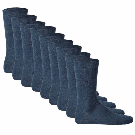Tom Tailor 9-Pack Men“S Socks - Basic, Unicoloured Blue 39-42 (Uk 5,5-8)