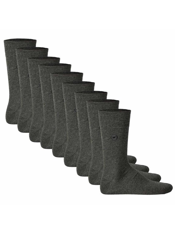 9-Pack Men´S Socks - Basic, Unicoloured Grey 43-46 (Uk 8,5-11)