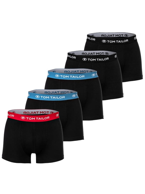 Men Boxer Shorts Cotton Black Xl