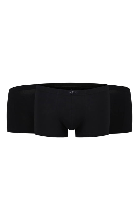 Men Boxer Shorts Cotton Black Xl