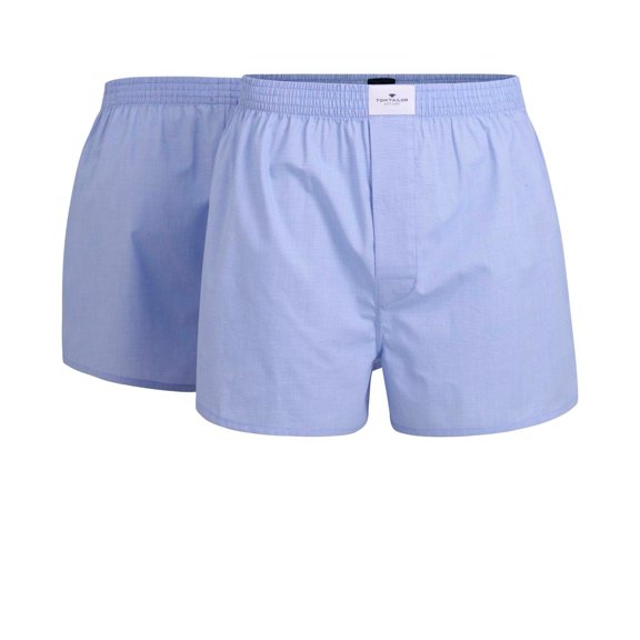 Tom Tailor Men Web Boxer Shorts Cotton Blue M