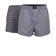 Tom Tailor Men Web Boxer Shorts Cotton Blue Xxl